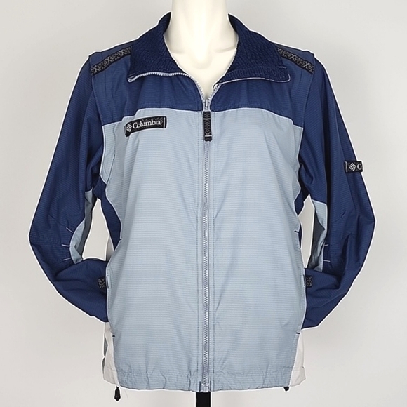 Columbia Women Vintage Packable Convertible Lightweight Jacket Vest Blue Size M - Picture 6 of 16